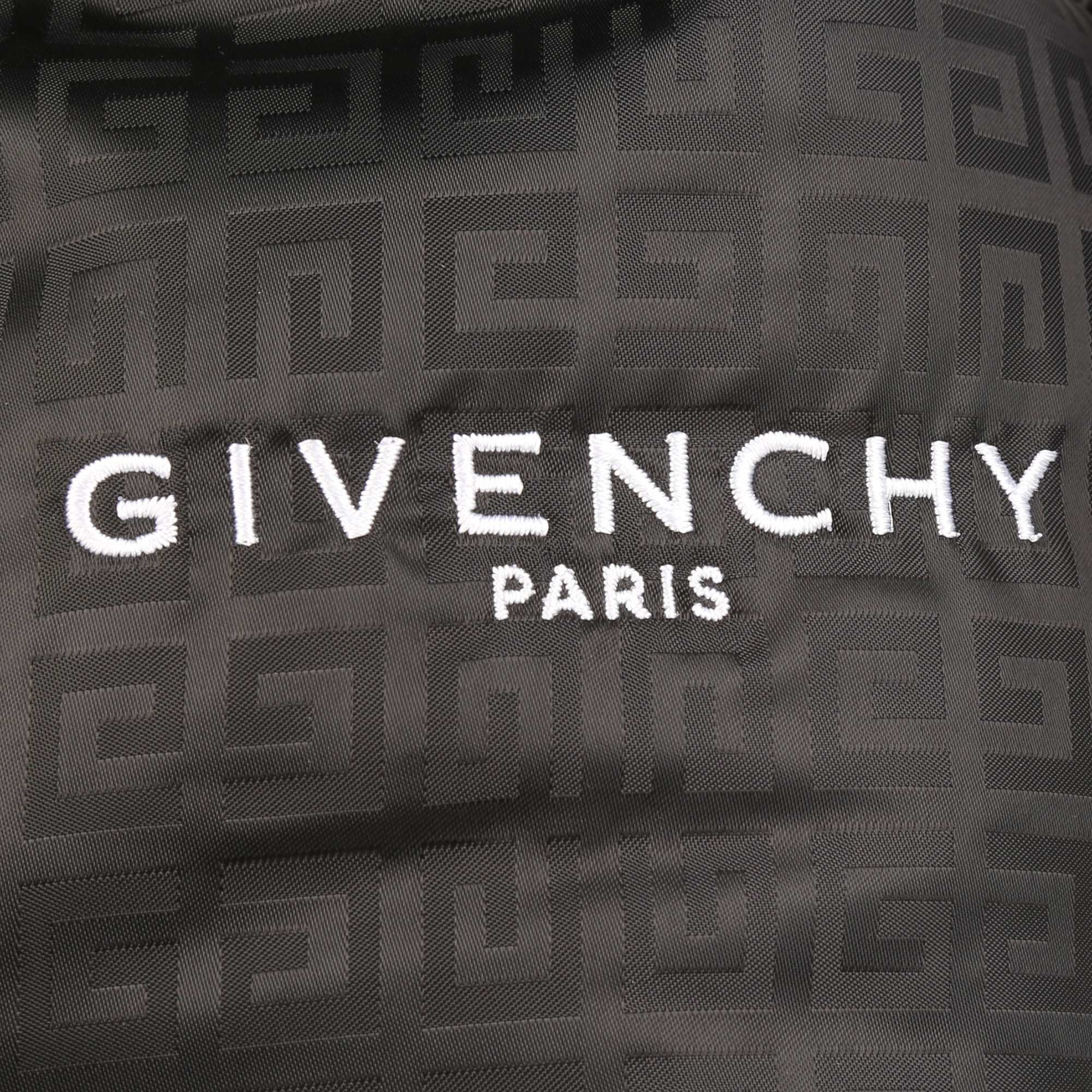 Givenchy Kids Unisex Logo Teddy Bear Backpack in Black