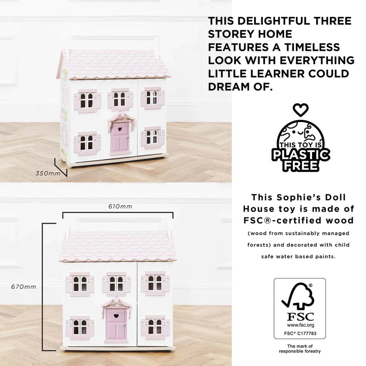 Le Toy Van Sophie&#39;s Wooden Dolls House