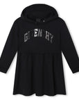 Givenchy Logo Hooded Dress in Black