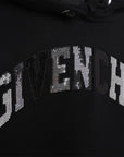 Givenchy Logo Hooded Dress in Black
