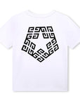 Givenchy Boys Stretched Logo T-shirt in White