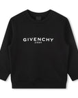 Givenchy Boys Logo Sweater in Black