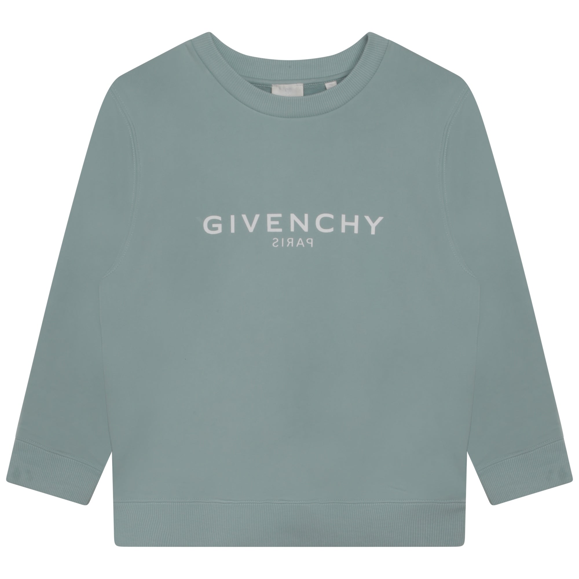 Givenchy Boys Logo Sweater in Turquoise Blue