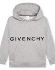 Givenchy Boys Logo Hoodie in Grey