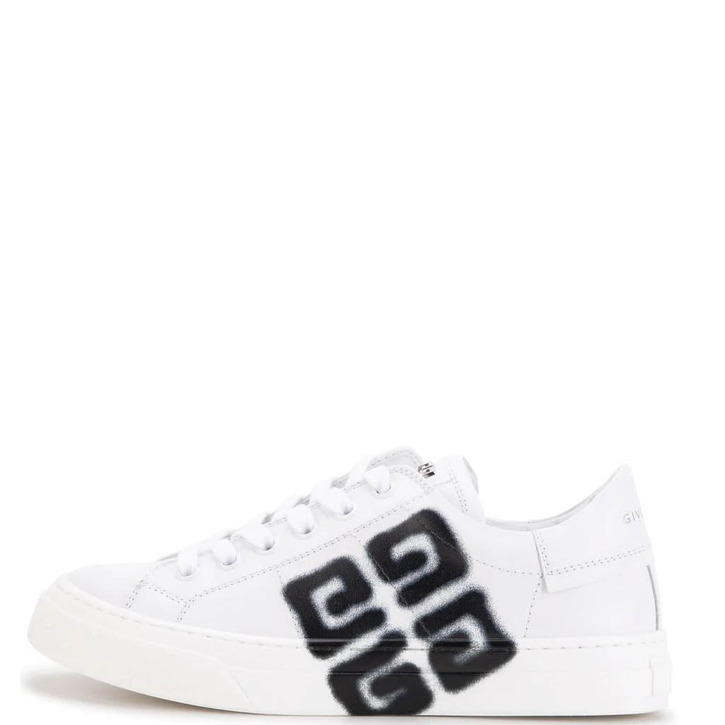 Givenchy Unisex 4G Spray Paint Sneakers in White