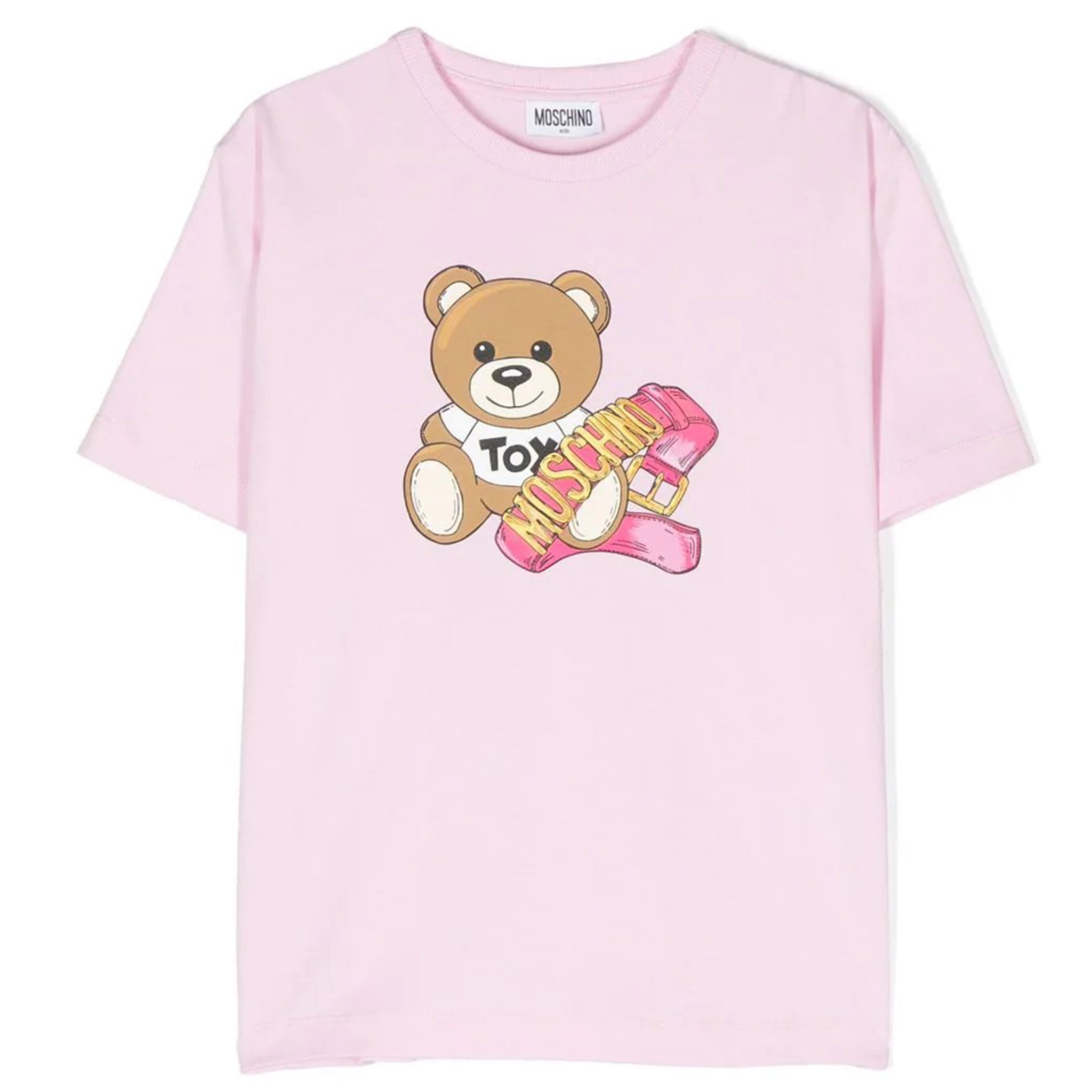 Moschino Girls Maxi T-shirt in Pink