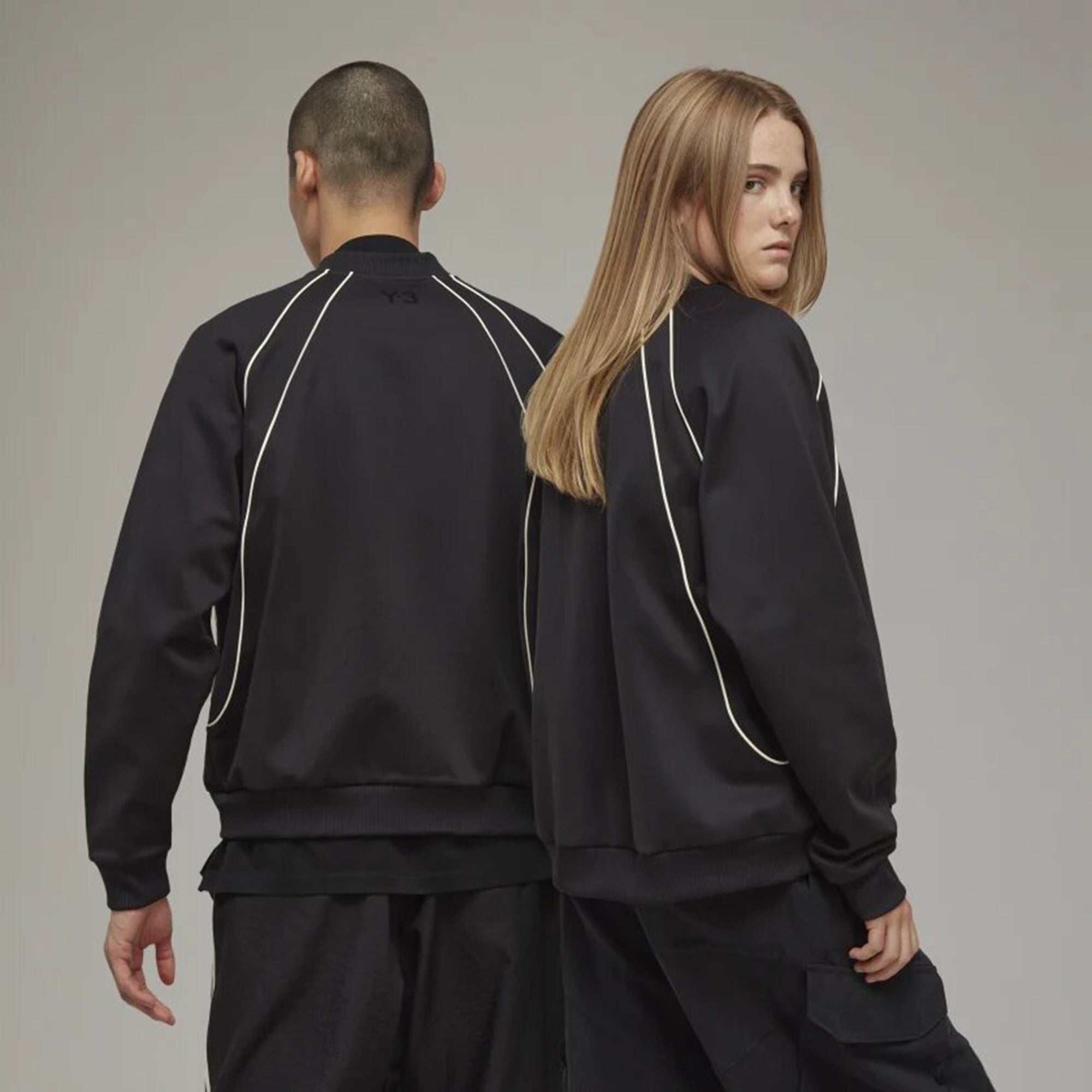 Y-3 Unisex Superstar Zip Top Black