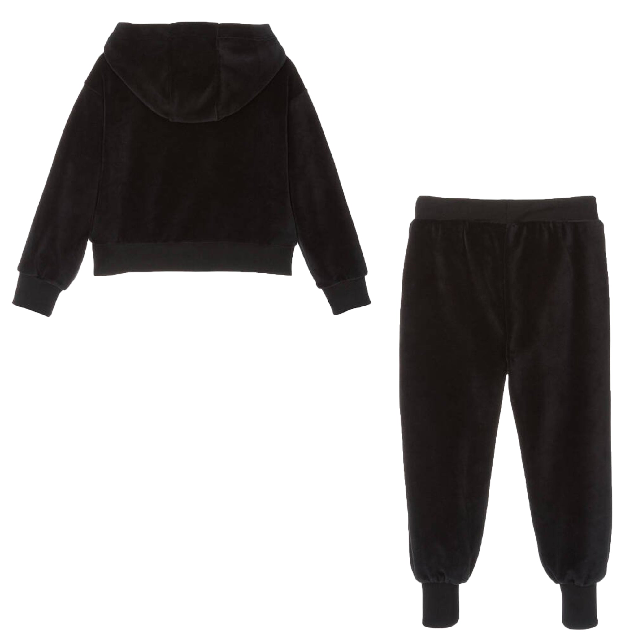 Moschino Girls Hoodie and Joggers Set in Black