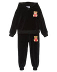 Moschino Girls Hoodie and Joggers Set in Black