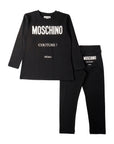 Moschino Girls T-shirt and Leggings Set in Black