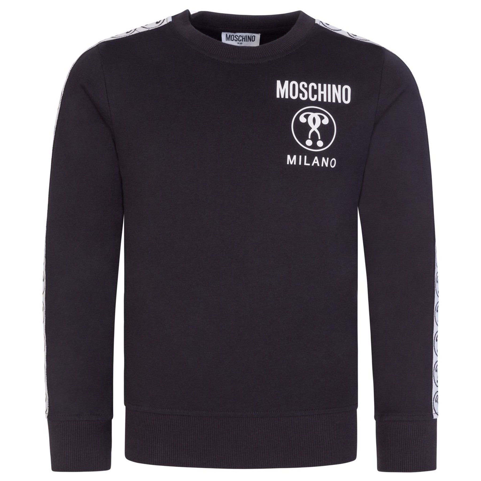 Moschino Tape Logo Sweater in Black