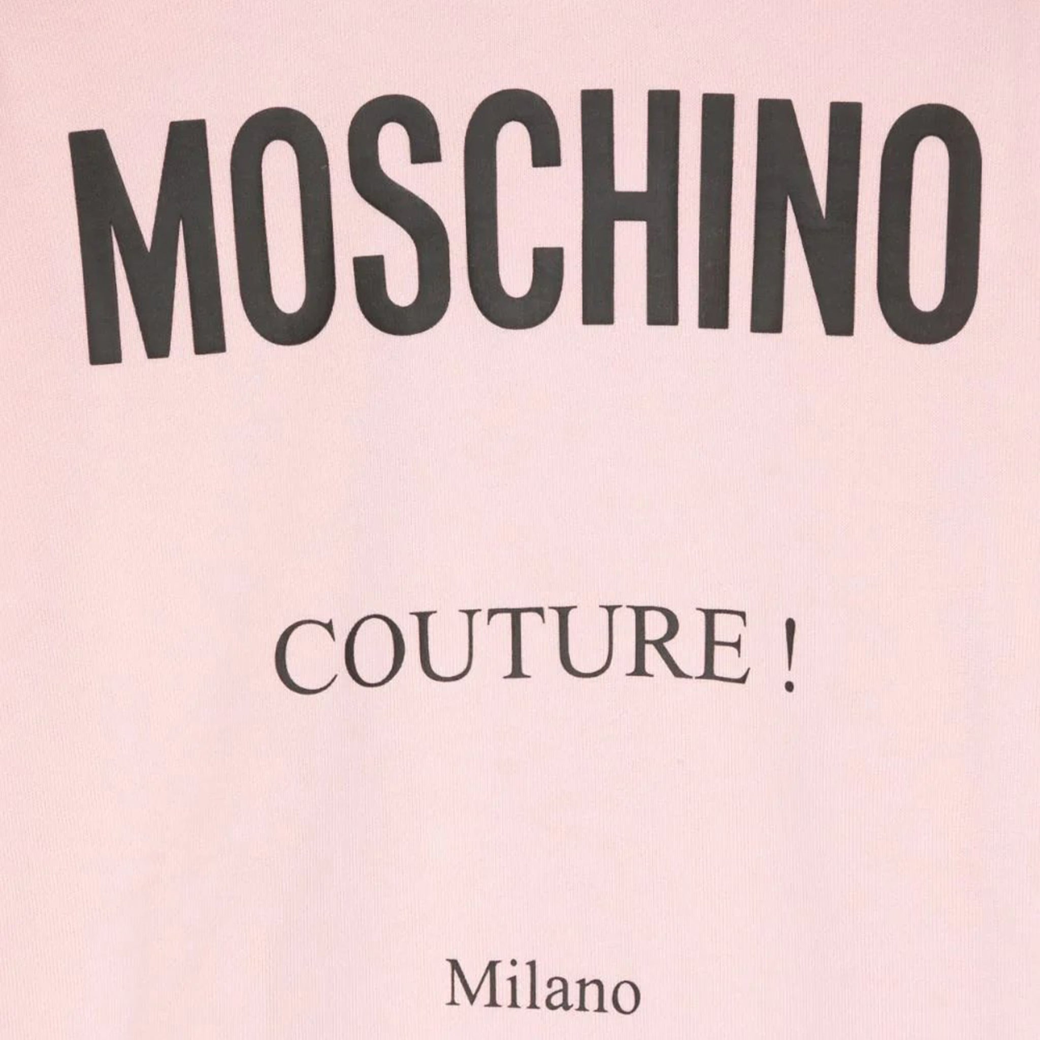 Moschino Girls Couture Logo Sweater in Pink