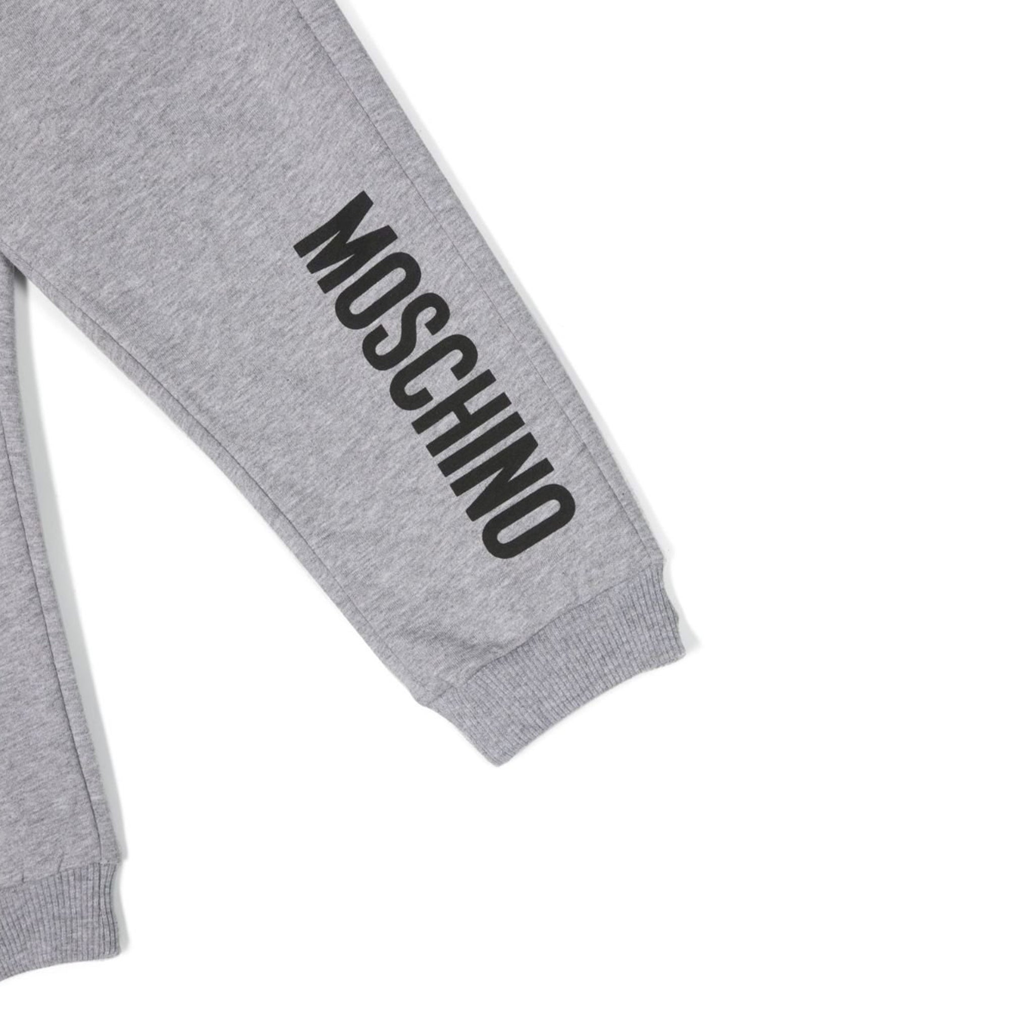 Moschino Boys Logo Joggers in Grey