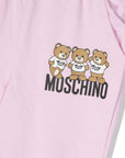 Moschino Girls Teddy Logo Joggers in Pink