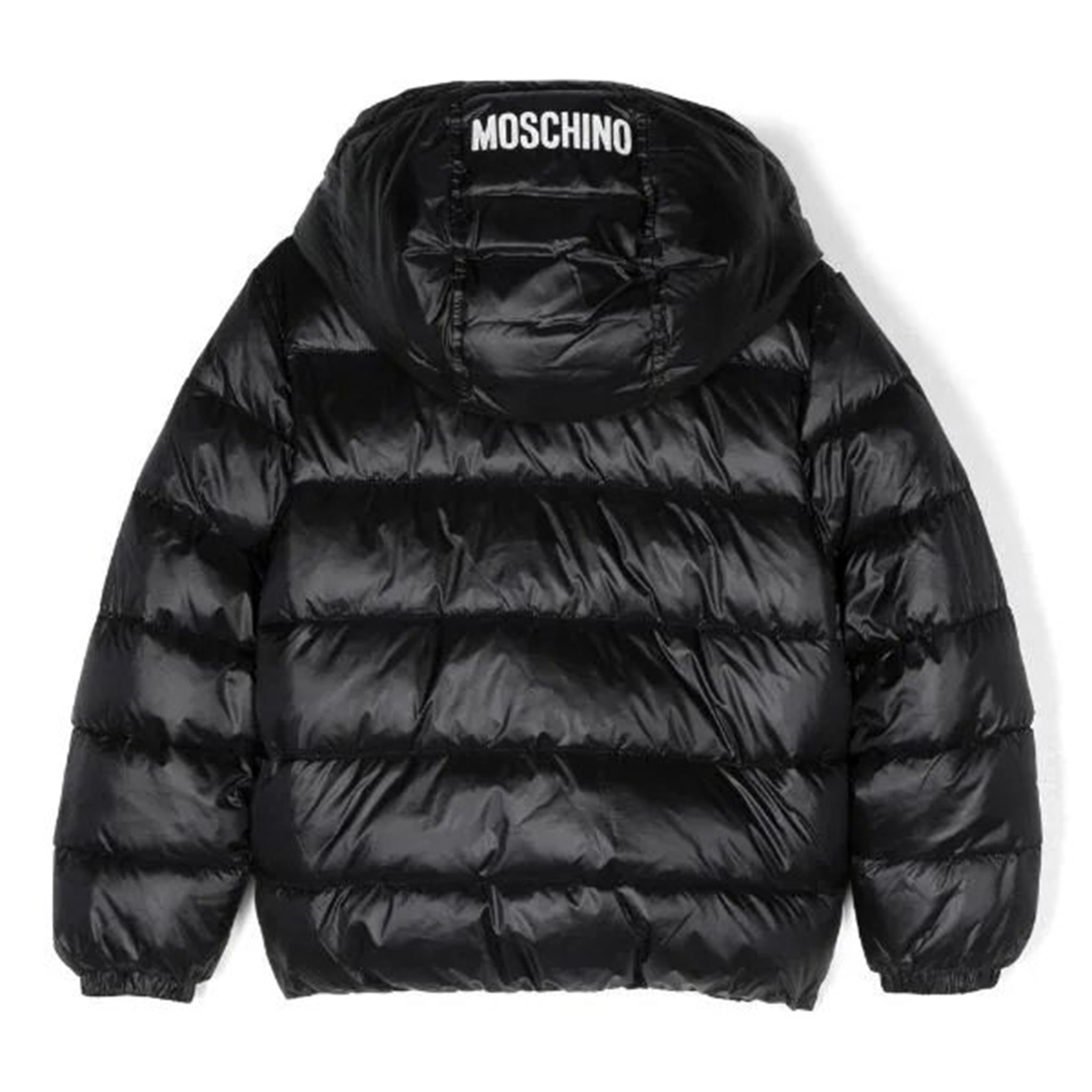 Moschino Unisex Teddy Logo Jacket in Black