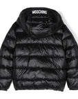 Moschino Unisex Teddy Logo Jacket in Black