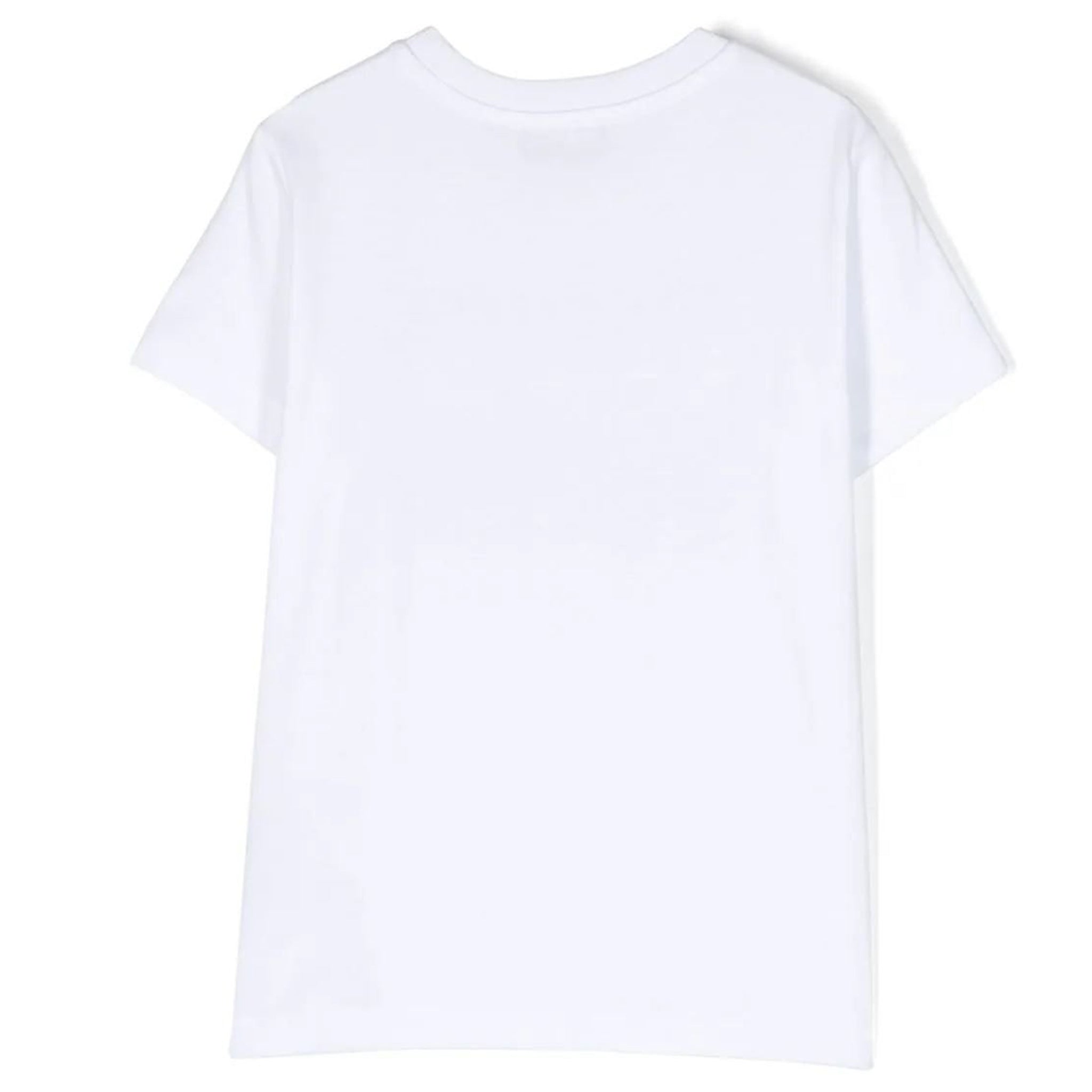 Moschino Boys Teddy Logo T-shirt in White