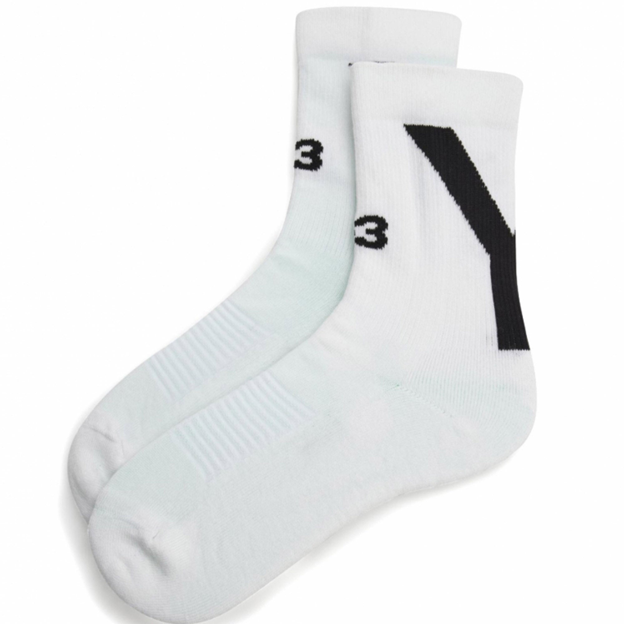 Y-3 Mens Hi Socks White