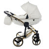 Junama  Fluo Individual 3 in 1 Travel System - White/Gold