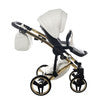 Junama  Fluo Individual 3 in 1 Travel System - White/Gold