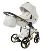 Junama  Fluo Individual 3 in 1 Travel System - White/Gold