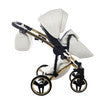 Junama  Fluo Individual 3 in 1 Travel System - White/Gold