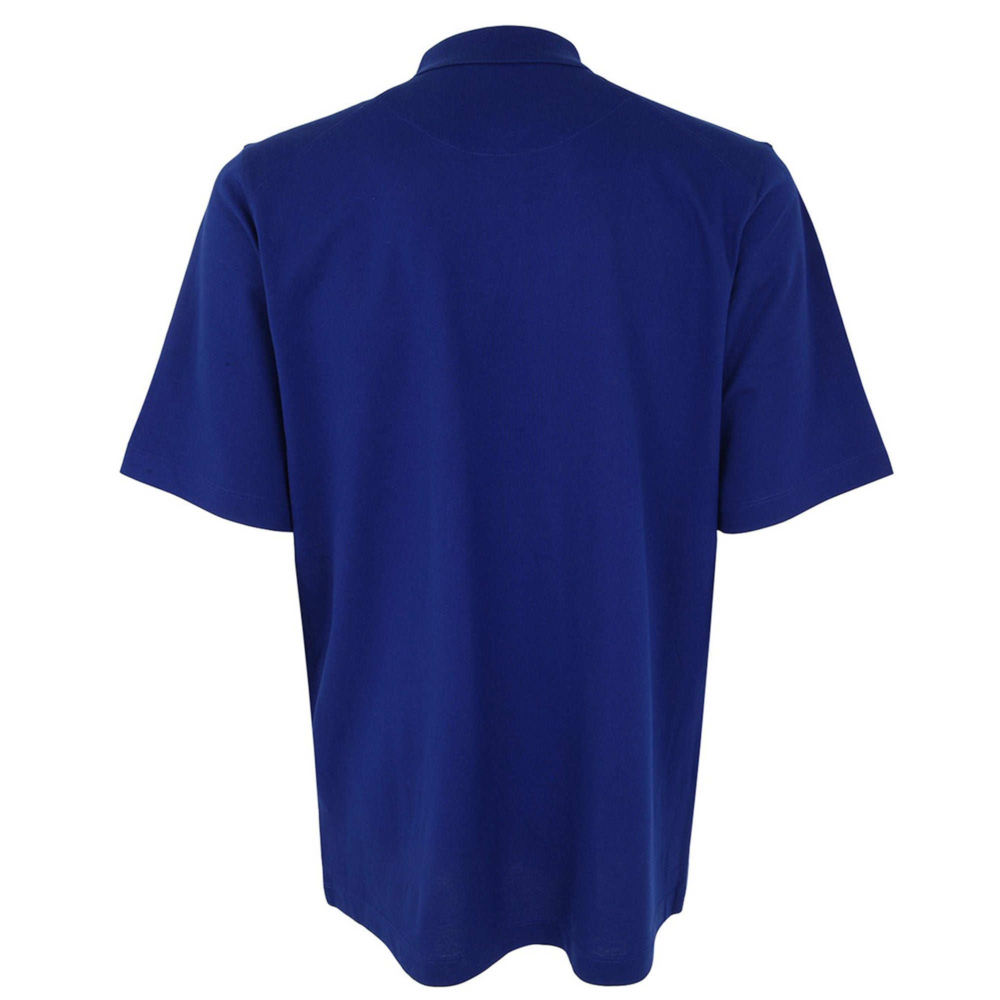 Y-3 Unisex Short Sleeve Polo Shirt Blue