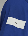 Y-3 Unisex Short Sleeve Polo Shirt Blue