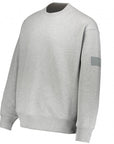 Y-3 Mens Organic Terry Crew Neck Sweater Grey