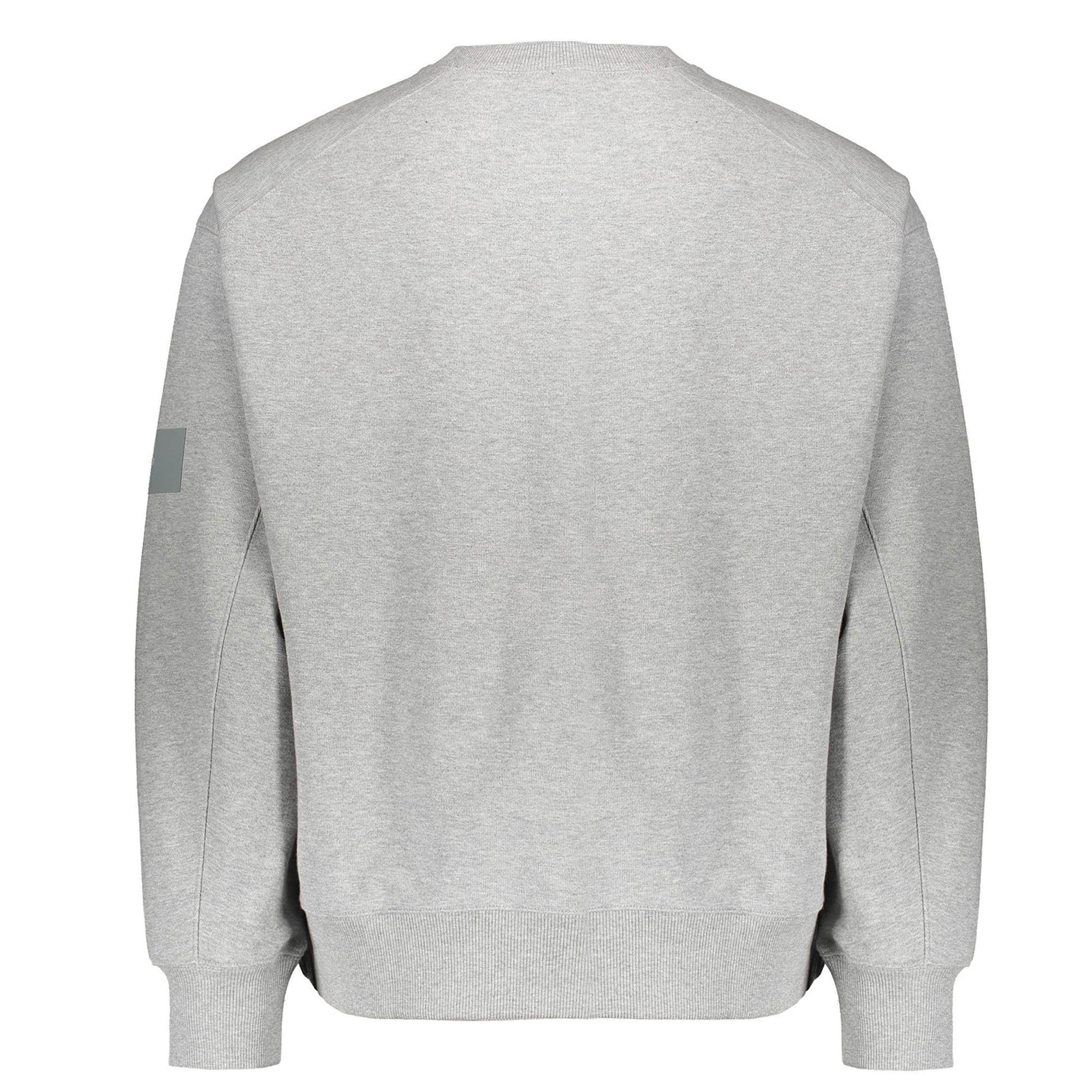 Y-3 Mens Organic Terry Crew Neck Sweater Grey