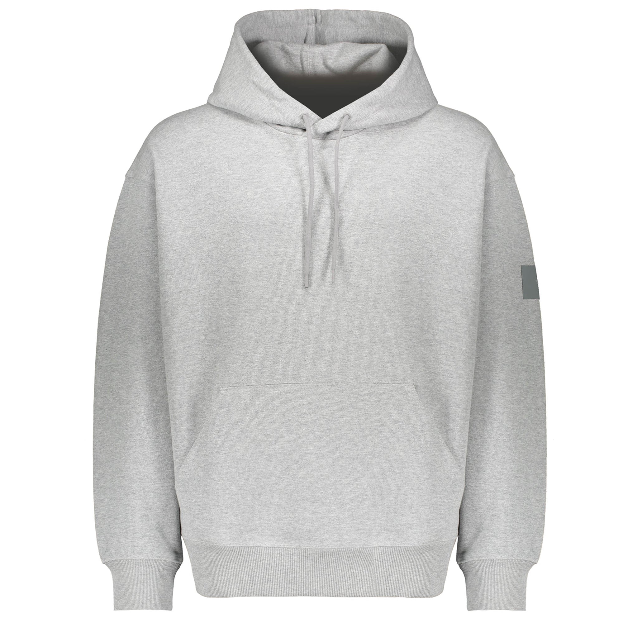 Y-3 Mens Organic Cotton Terry Hoodie Grey