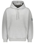 Y-3 Mens Organic Cotton Terry Hoodie Grey