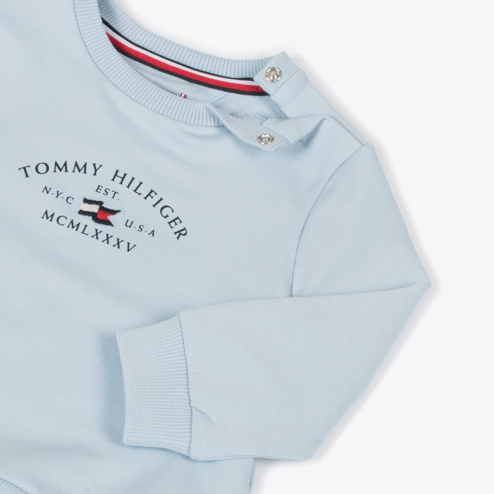 Tommy Hilfiger Baby Boy Logo Tracksuit Blue
