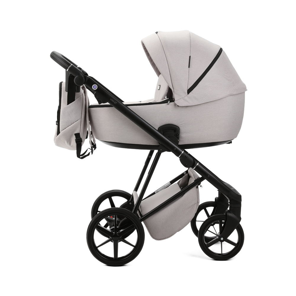 Milano Evo Biscuit- Chassis, Carry Cot, Seat Unit &amp; Accessories