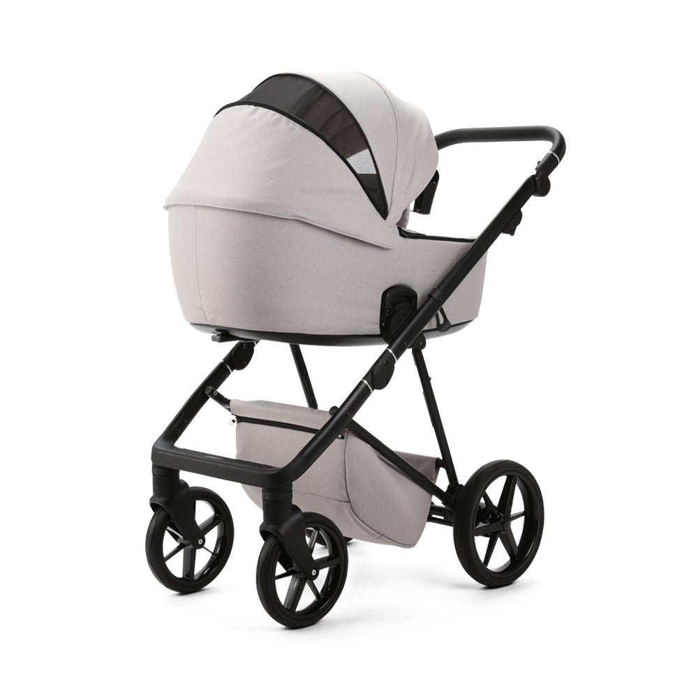 Milano Evo Biscuit- Chassis, Carry Cot, Seat Unit &amp; Accessories