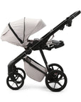 Milano Evo Biscuit- Chassis, Carry Cot, Seat Unit & Accessories