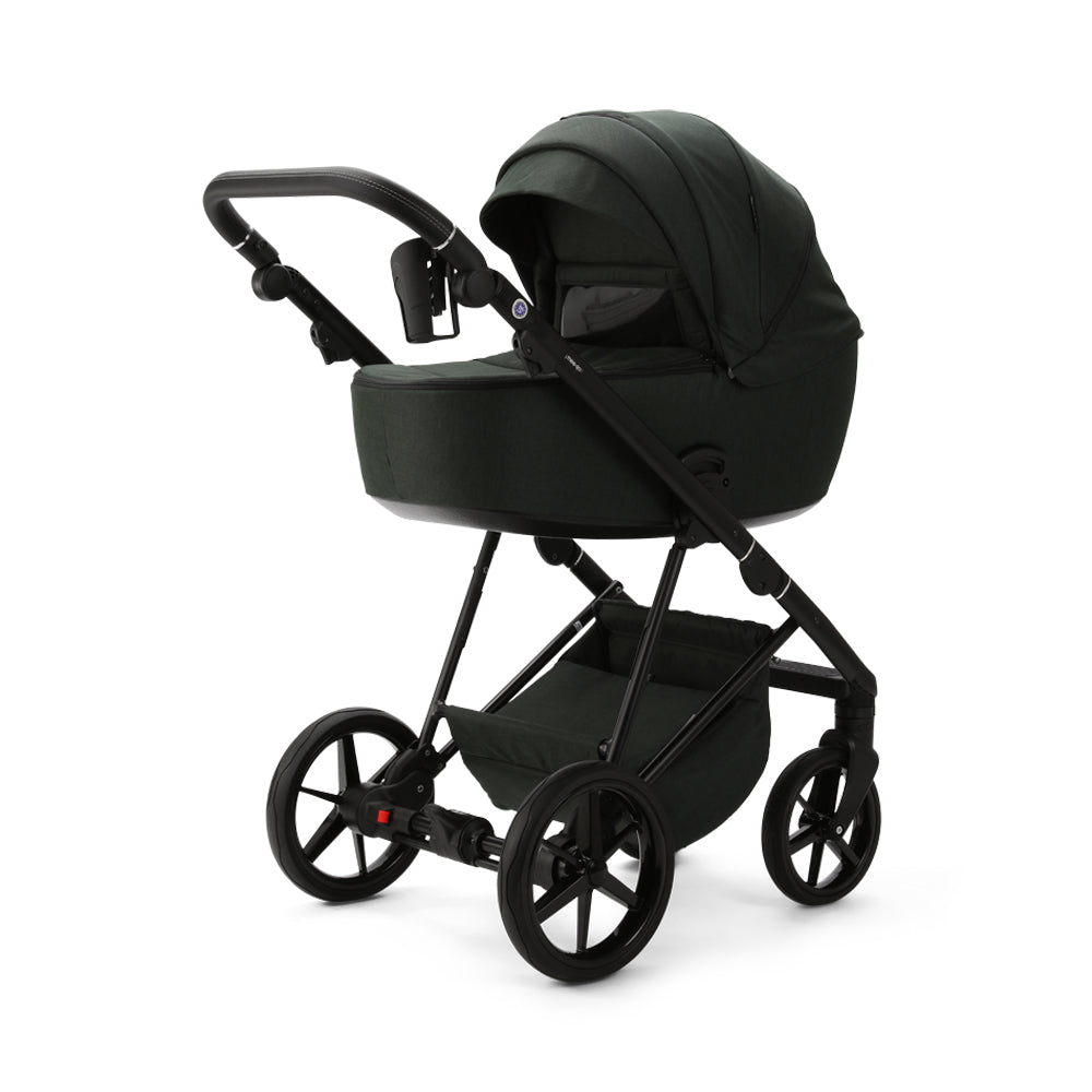 Milano Evo Green- Chassis, Carry Cot, Seat Unit &amp; Accessories