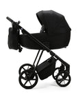 Milano Evo Black- Chassis, Carry Cot, Seat Unit & Accessories