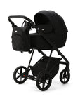 Milano Evo Black- Chassis, Carry Cot, Seat Unit & Accessories