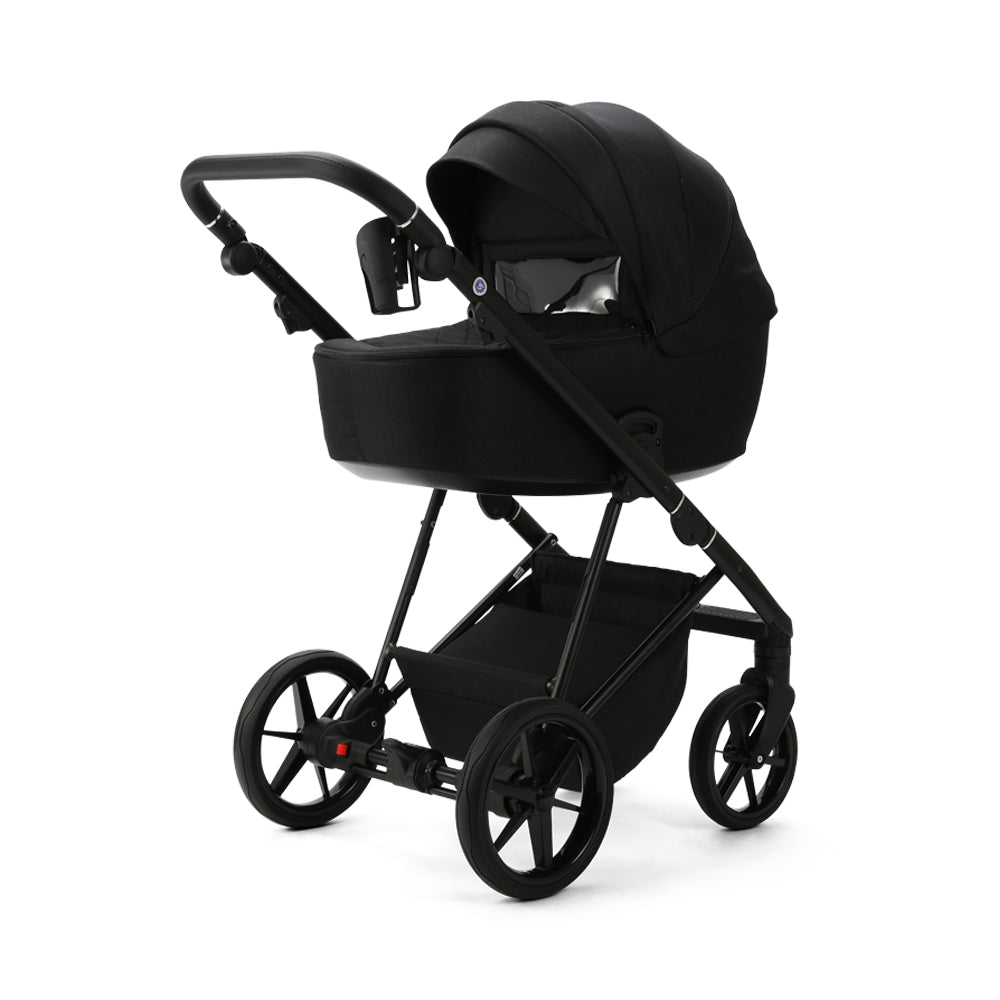 Milano Evo Black- Chassis, Carry Cot, Seat Unit &amp; Accessories