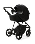 Milano Evo Black- Chassis, Carry Cot, Seat Unit & Accessories