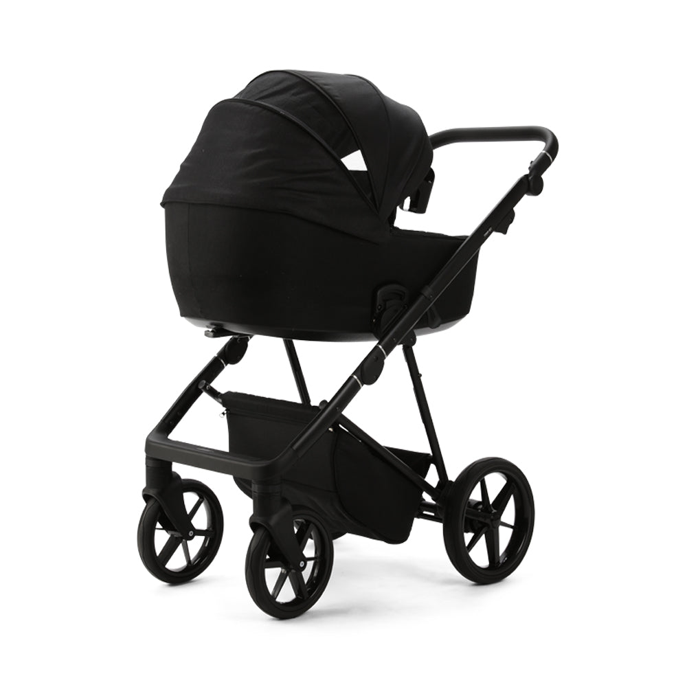 Milano Evo Black- Chassis, Carry Cot, Seat Unit &amp; Accessories