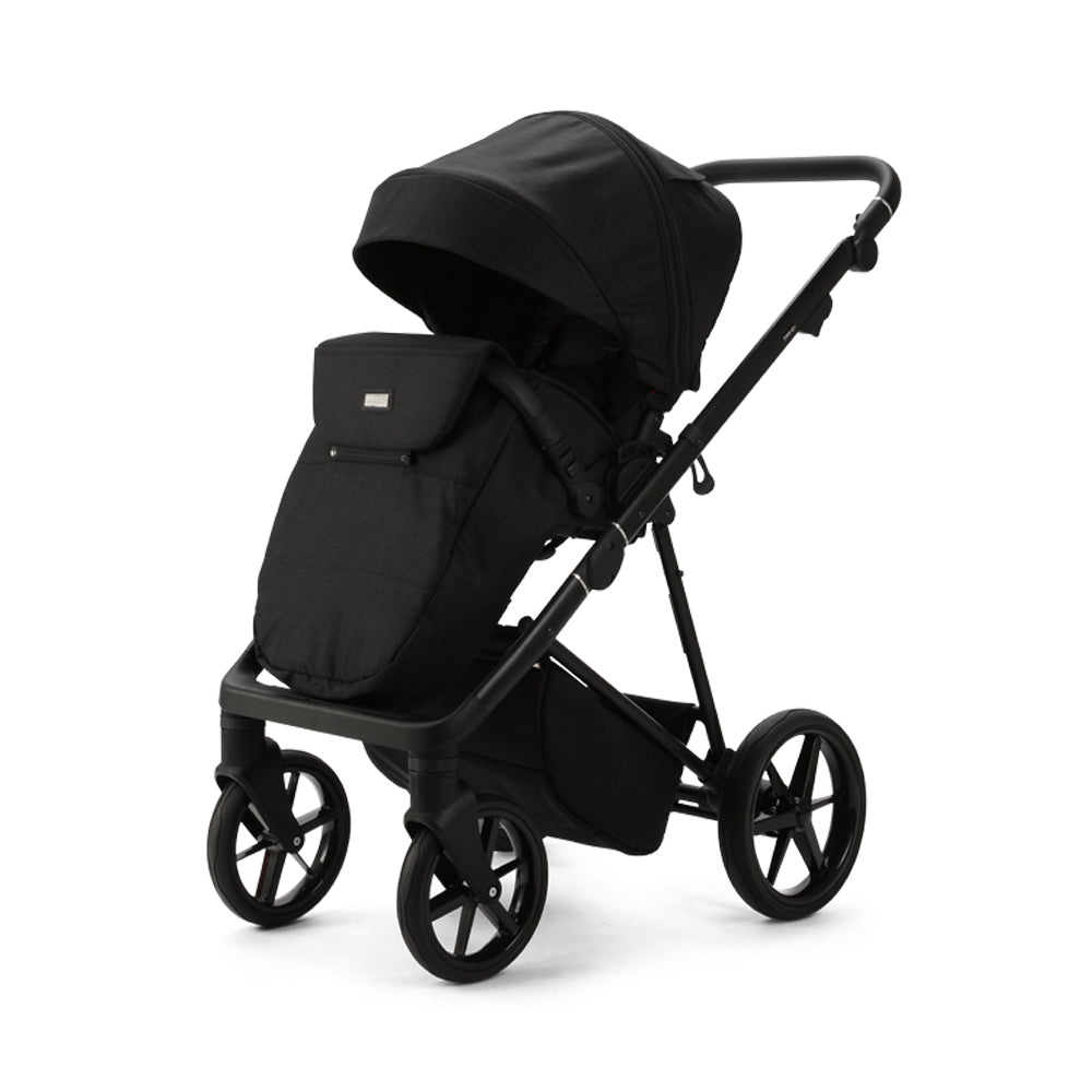 Milano Evo Black- Chassis, Carry Cot, Seat Unit &amp; Accessories