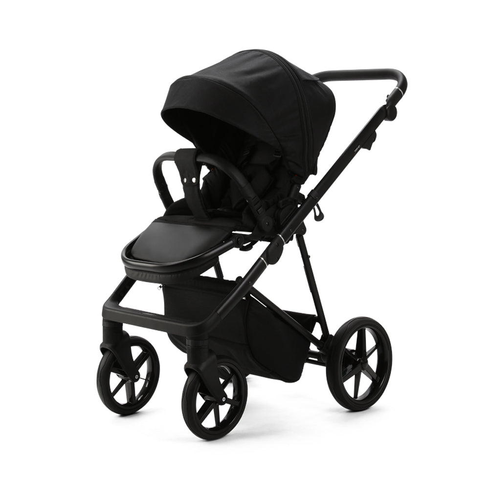 Milano Evo Black- Chassis, Carry Cot, Seat Unit &amp; Accessories