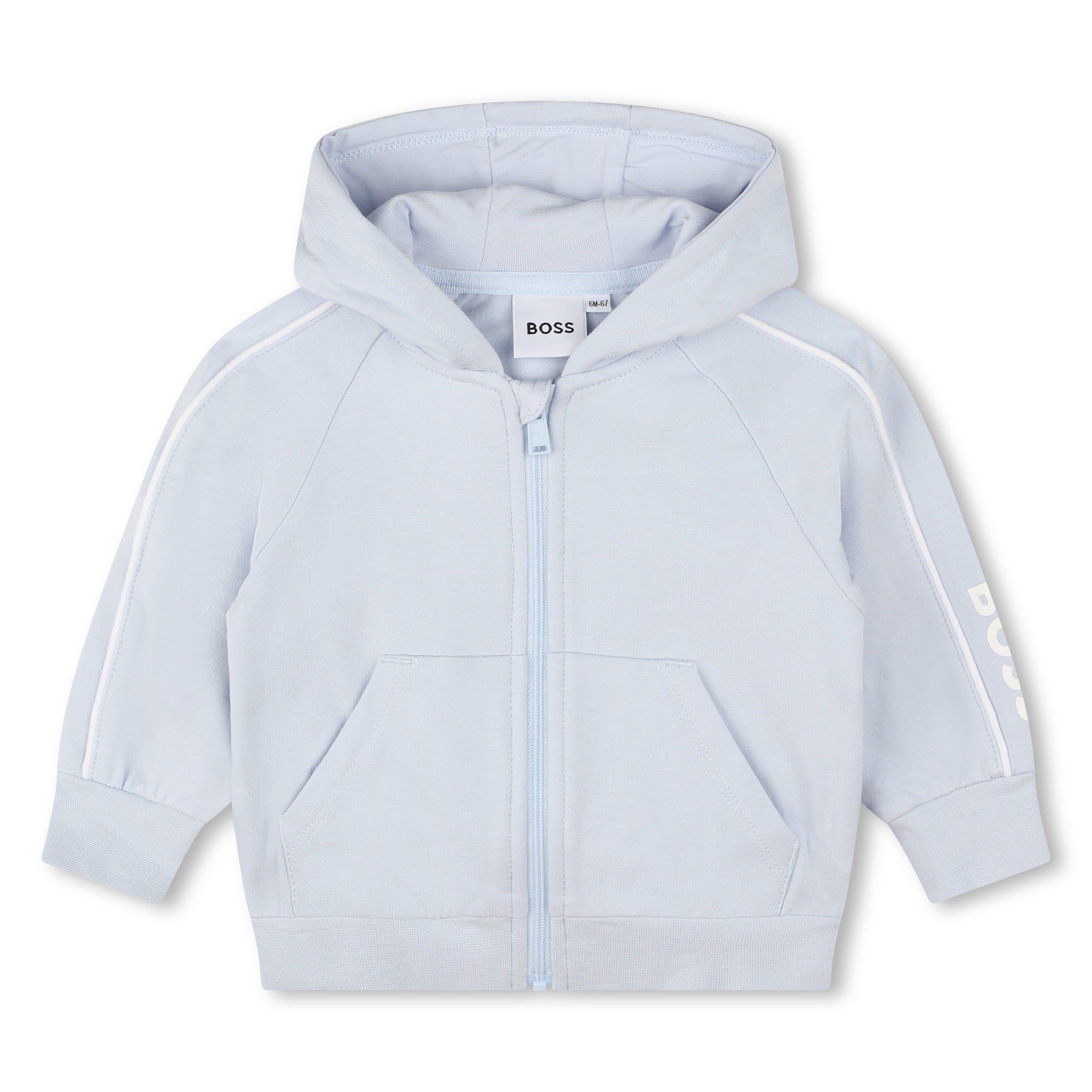 Boss Baby Boys Hoodie, T-shirt and Pants Tracksuit Set in Blue / White