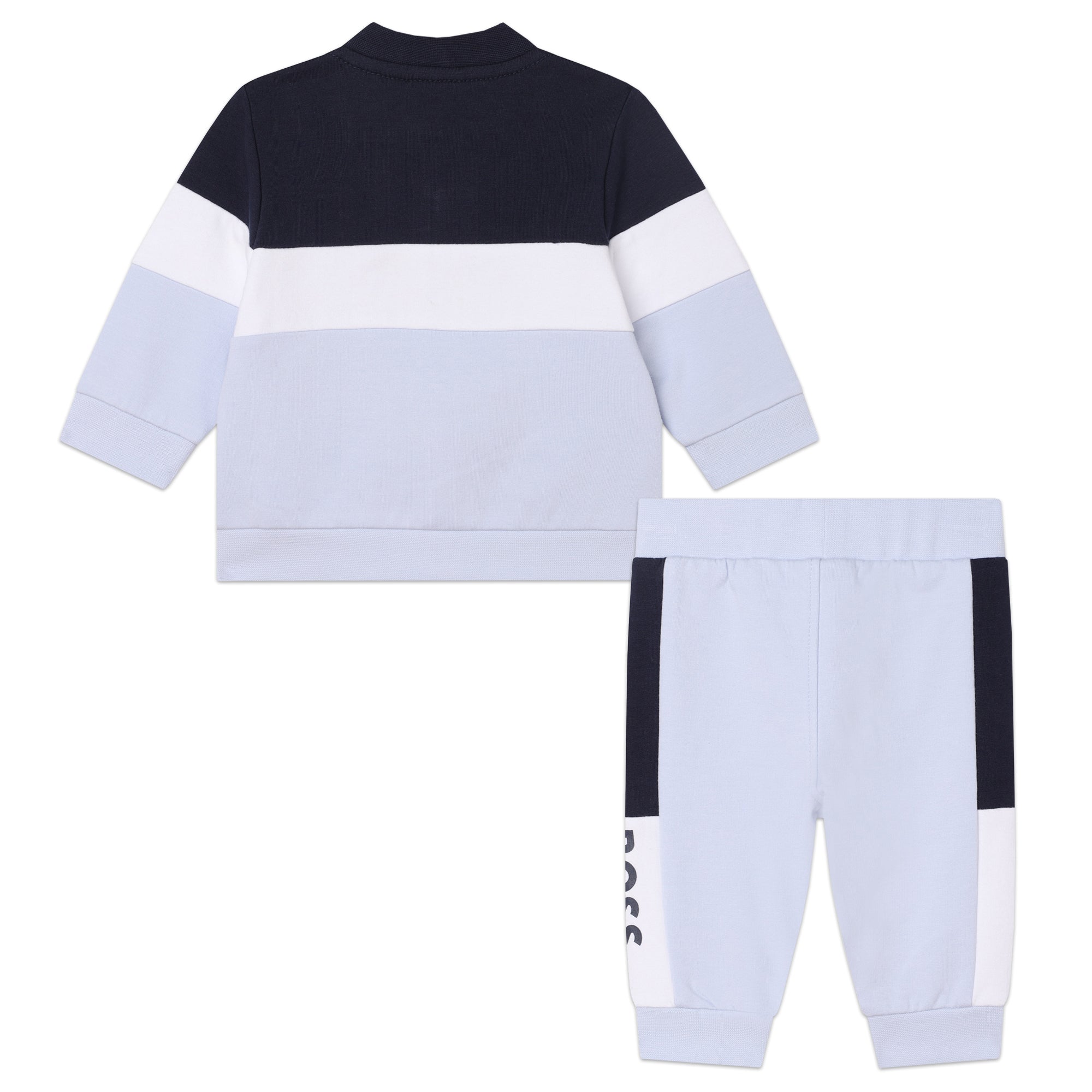 Boss Baby Boys Tracksuit Zip Top and Pants Set in Pale Blue
