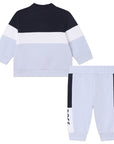 Boss Baby Boys Tracksuit Zip Top and Pants Set in Pale Blue