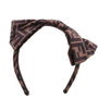 Fendi Girls All Over FF Print Hairband Brown