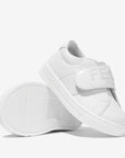 Fendi Kids Unisex FF Strap Sneakers White