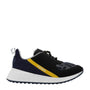 Fendi Boys Sneakers Logo Navy Blue